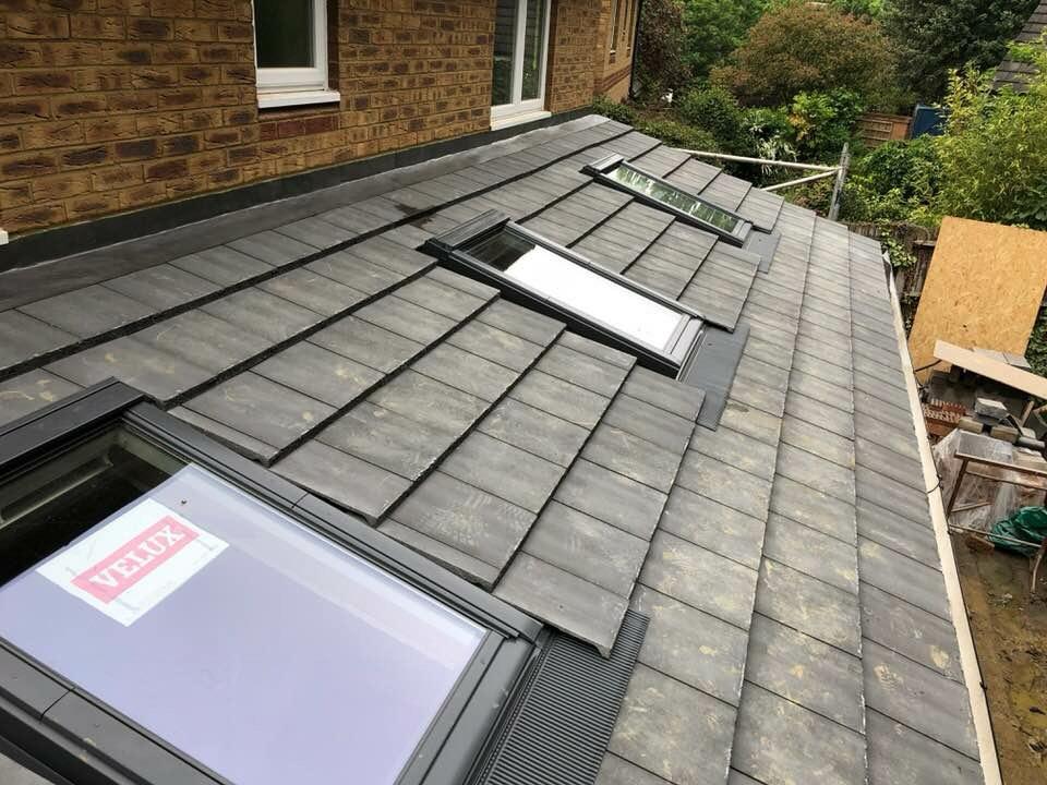 Fibreglass roof 1
